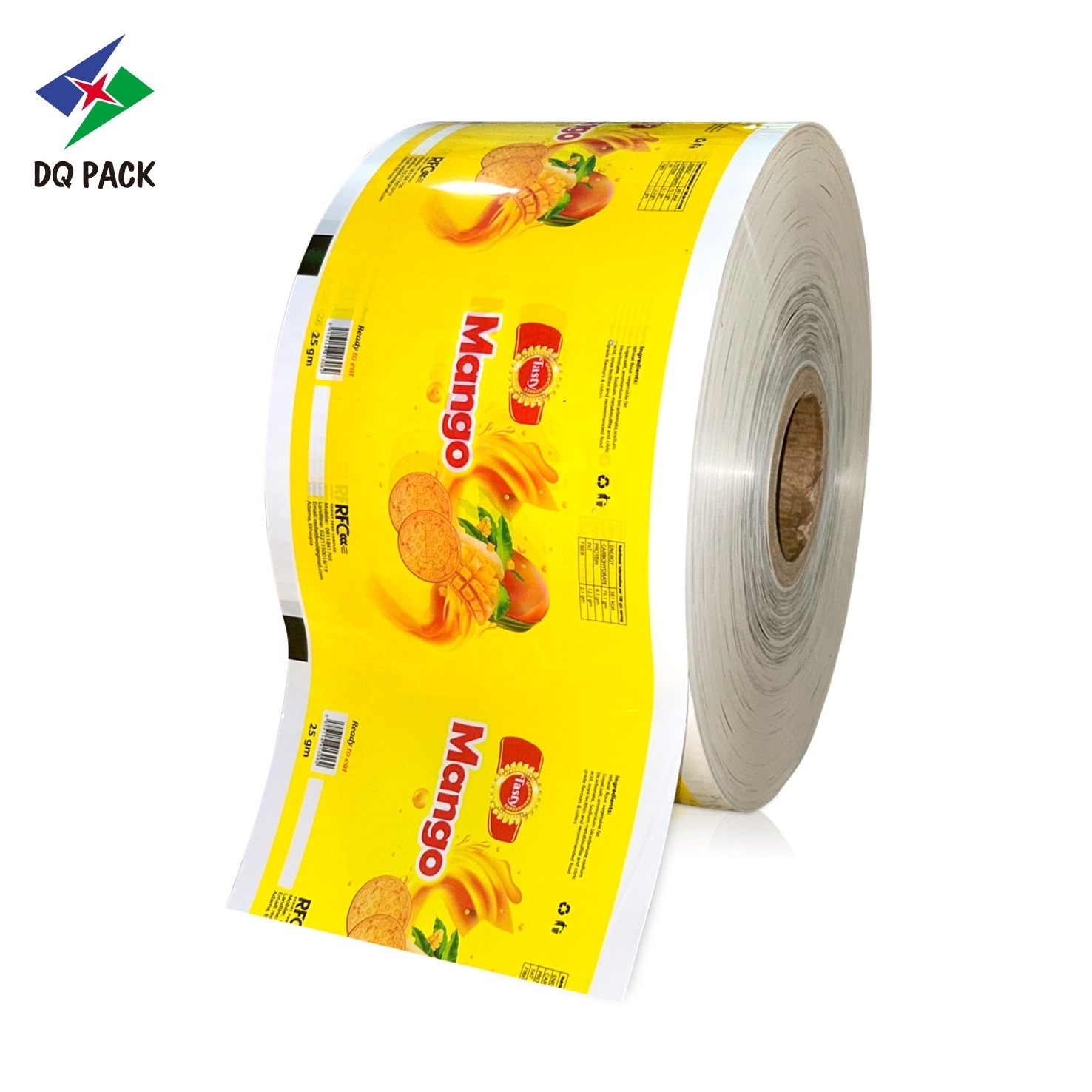 GUANGDONG DANQING Custom Printing Supplier Plastic Flexible BOPP Lamination Packaging Film Biscuit Wrapper Film