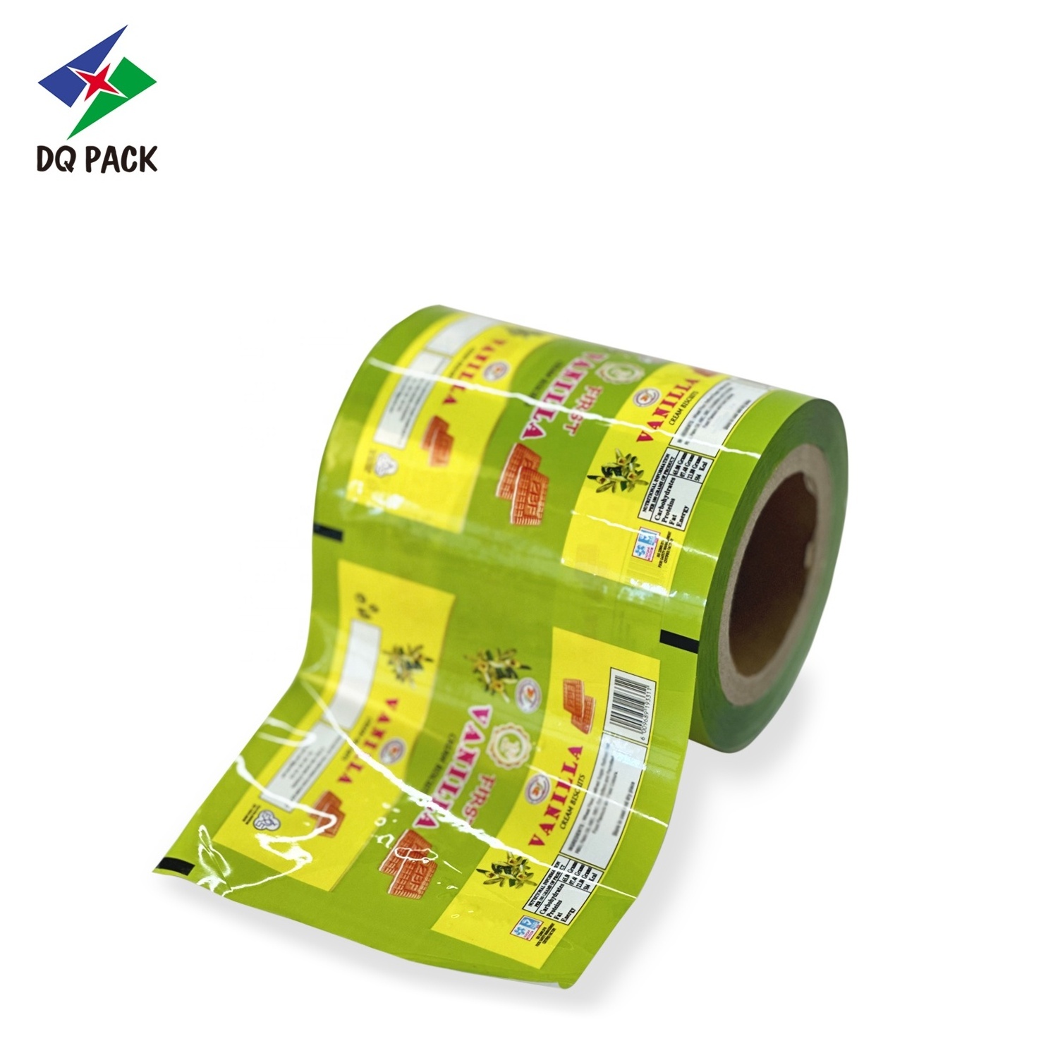 GUANGDONG DANQING Custom Printing Supplier Plastic Flexible BOPP Lamination Packaging Film Biscuit Wrapper Film