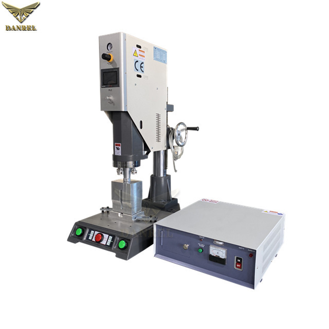 DANREL Ultrasound Plastic Welding Sealing Machine Desktop 15KHz 2600W Ultrasonic Trading Card Slab Cases Welder