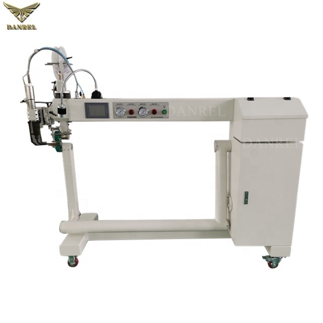 How to Produce Rib Boats Industrial Hot Wedge PVC Welding Sewing Hot Air Heat Sealing Seaming Machine for Rubber Fabric