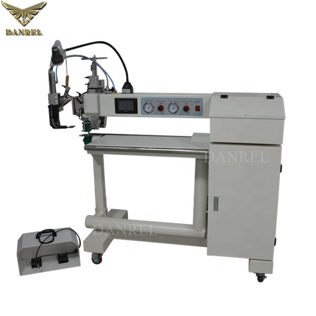 How to Produce Rib Boats Industrial Hot Wedge PVC Welding Sewing Hot Air Heat Sealing Seaming Machine for Rubber Fabric