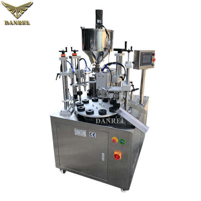 Semi Automatic filling sealing machine tube fill seal machine cosmetic cream tube toothpaste tube filling and sealing machine