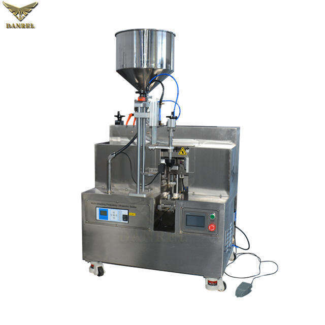 Semi Automatic filling sealing machine tube fill seal machine cosmetic cream tube toothpaste tube filling and sealing machine