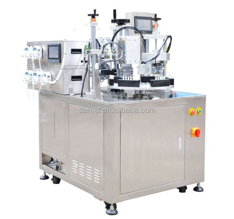 High Power Automatic  Ultrasound Automatic 5-Strip Tubes Filler and Sealer machine for Cosmetic Essential Oil and Liquid