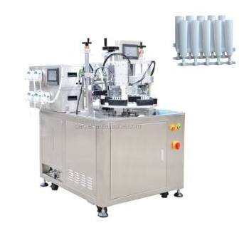 High Power Automatic  Ultrasound Automatic 5-Strip Tubes Filler and Sealer machine for Cosmetic Essential Oil and Liquid