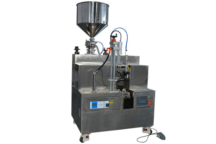 Semi Automatic filling sealing machine tube fill seal machine cosmetic cream tube toothpaste tube filling and sealing machine