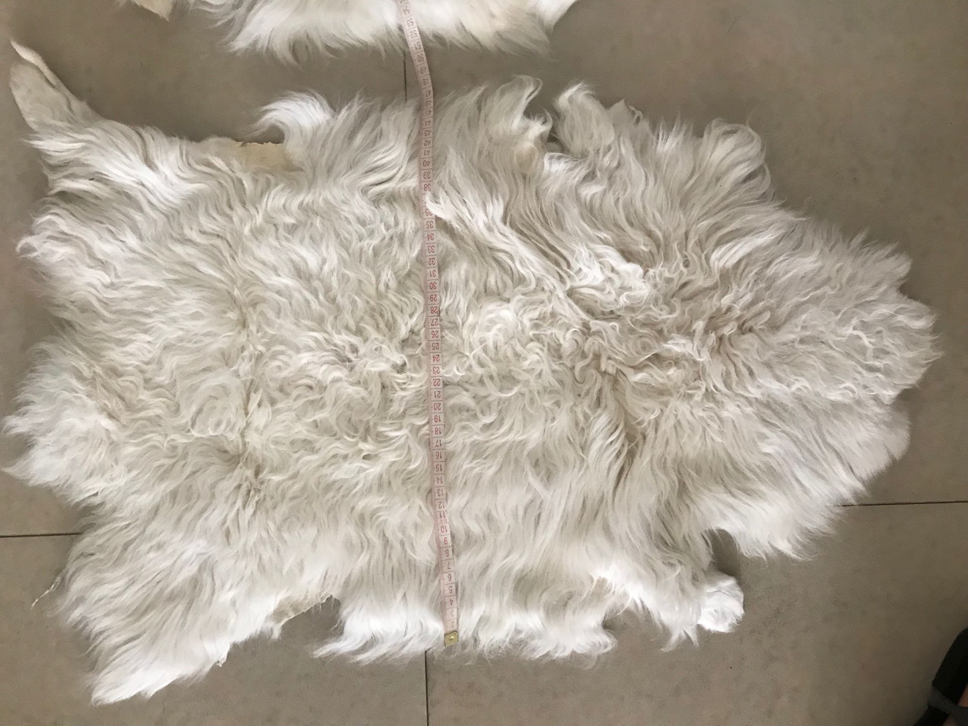 High quality Goat lamb fur skin real fur skin for wholesale