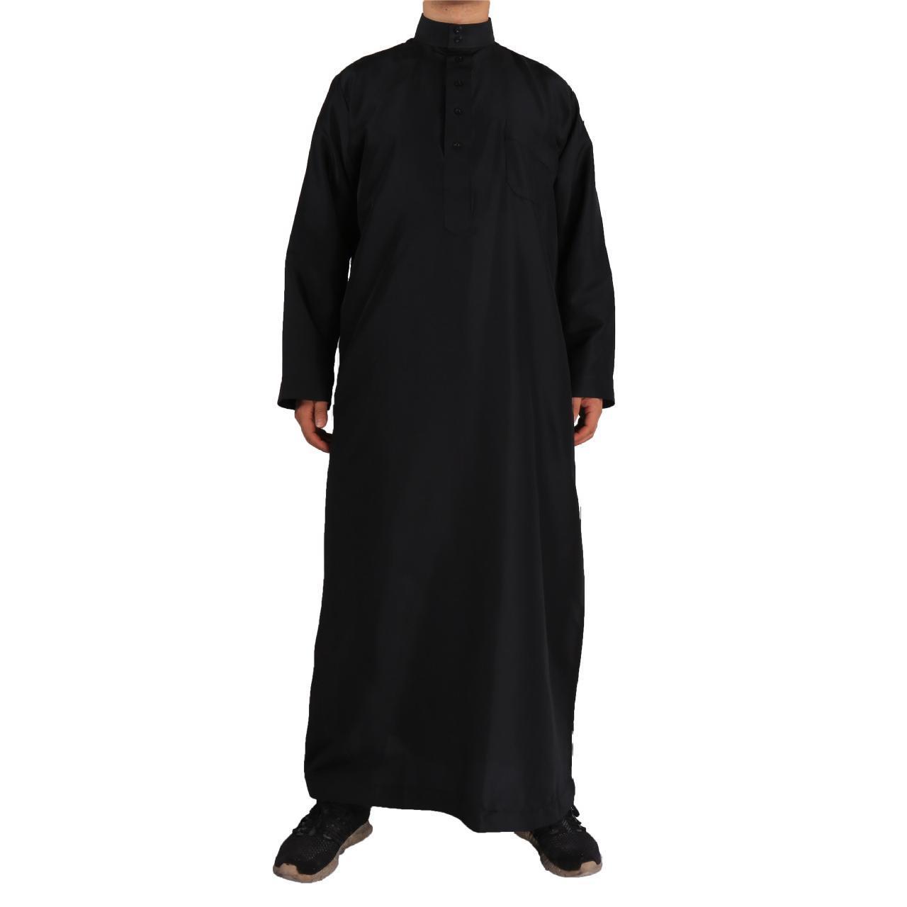 Wholesales Qatar Style Muslim Robes Cheap Qatar Style Robes Islamic Wear Muslim Clothing