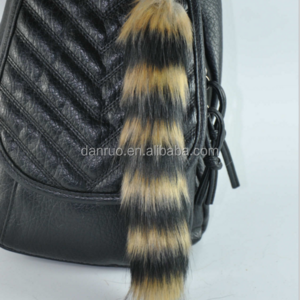 Wholesale Faux Fur Tail For Holiday Cosplay Wedding Party Faux raccoon Fur Tails