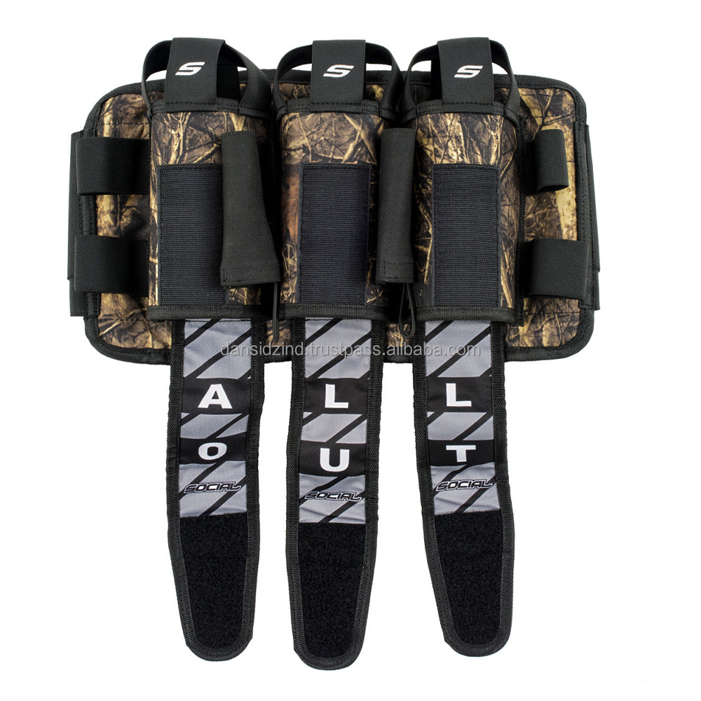 Make Your Own Customized Sublimation Design Paintball Harness/ Pod Pack at a Low Cost for Paintball Players