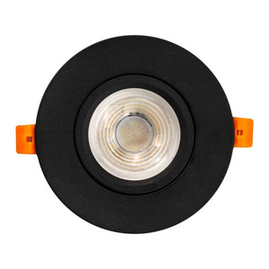 Damp Location Swivel Canless Downlight 4inch 12W Dimmable 5CCT 360 Degree Eyeball Downlight