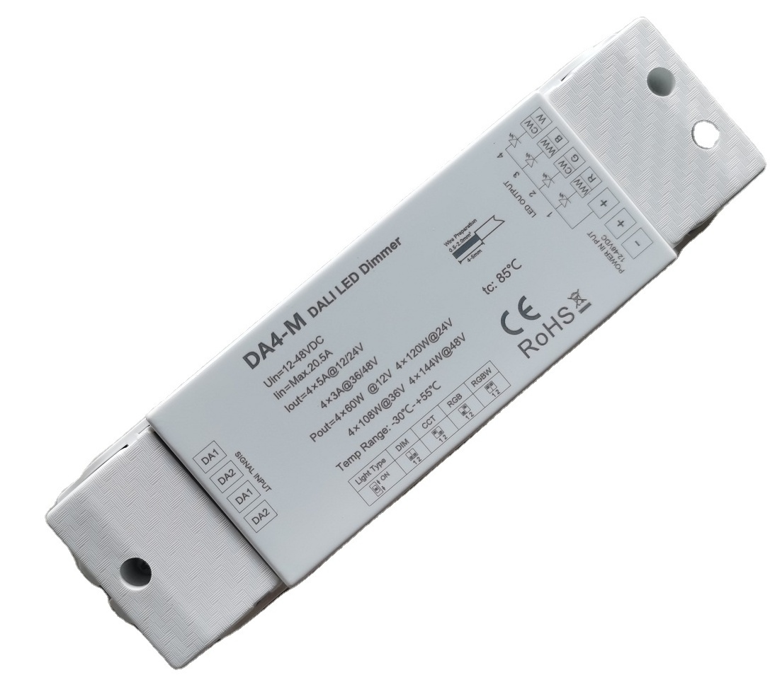 CE SAA Dali DA4-M Controller Dimmer