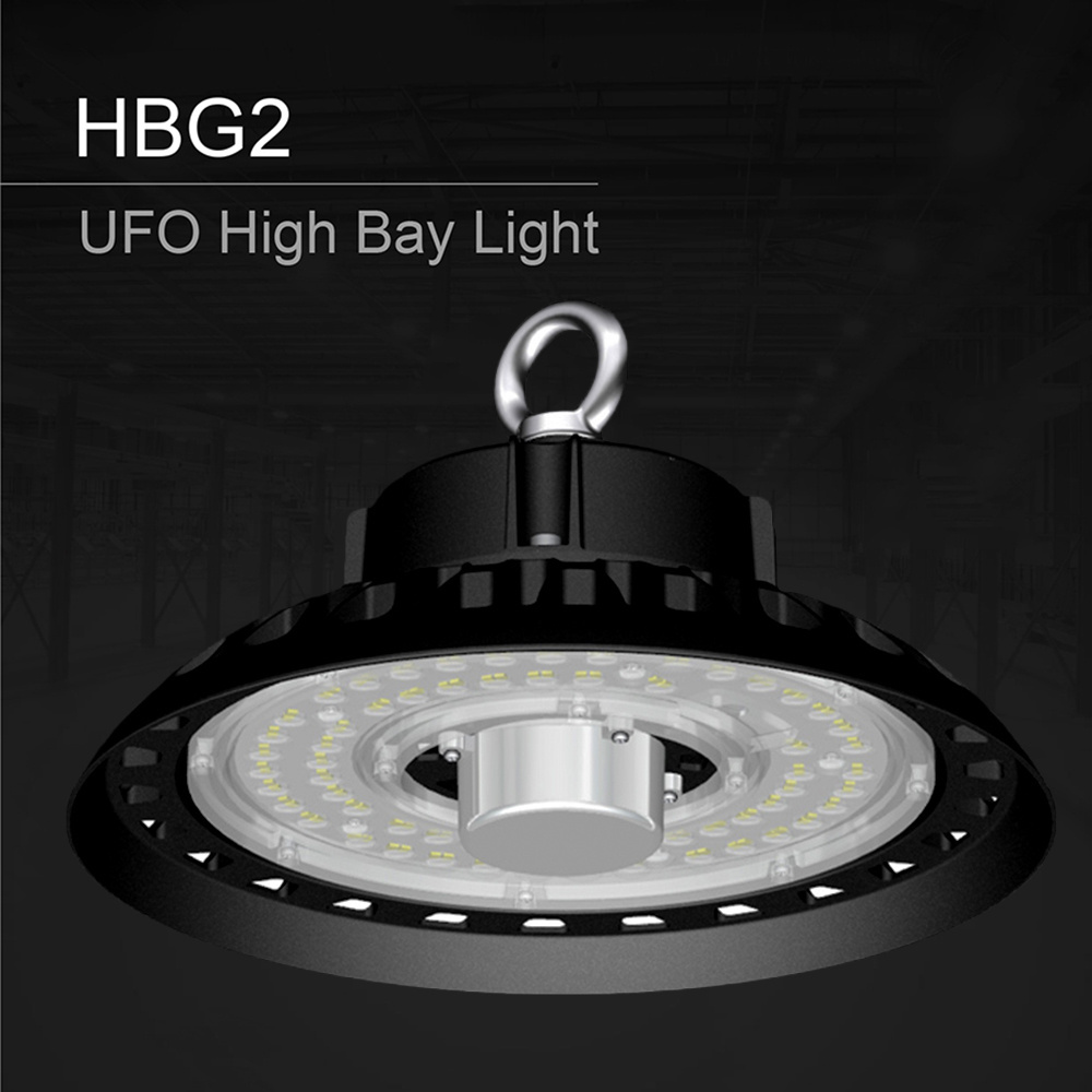 0-10V Dimmable Intelligent Light Fixture CCT Selection 150W Waterproof LED UFO High bay Light with CE ETL RoHS