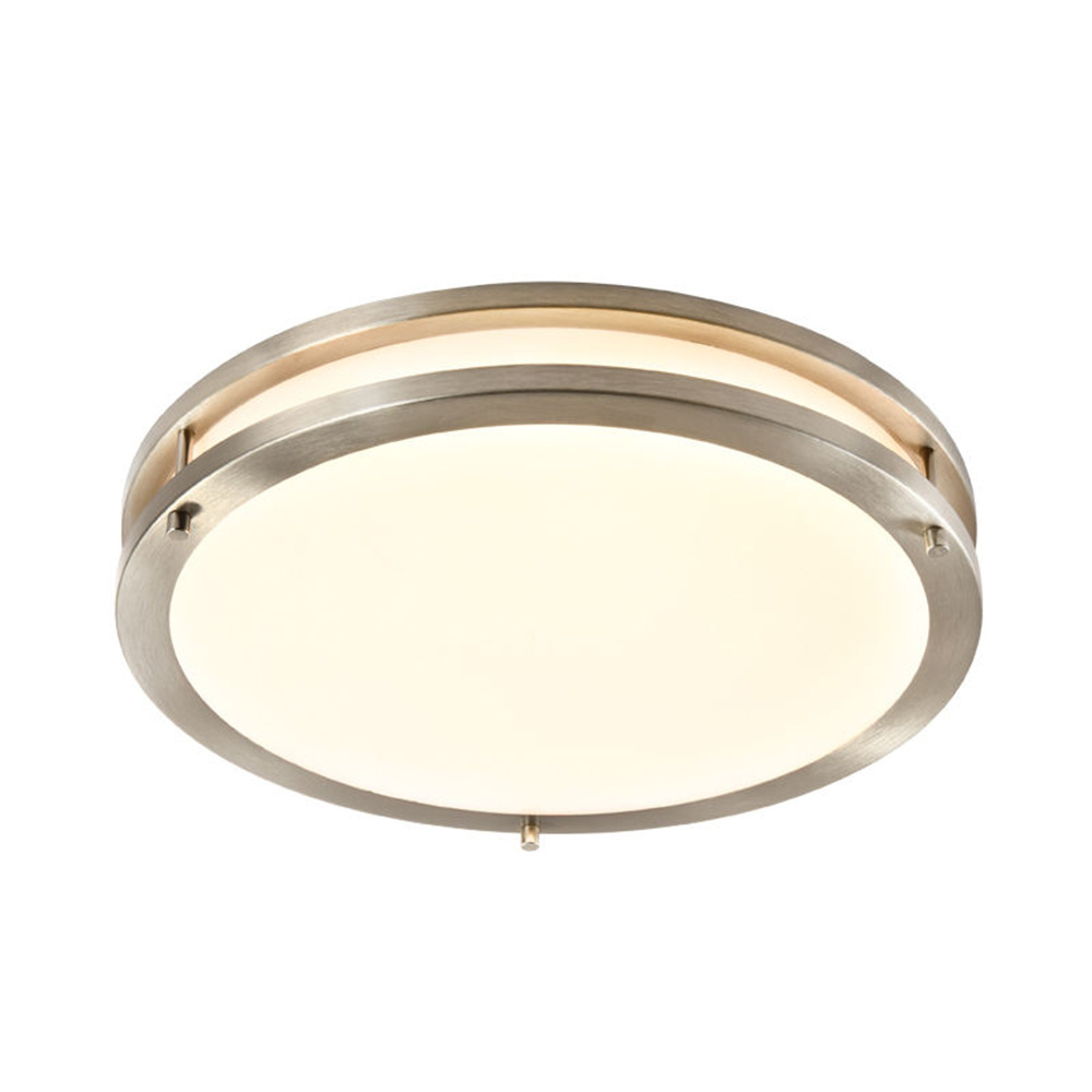 American Style 36W Dimmable CCT Selectable Circular Interior Ceiling Light  Flush Mount Double Ring Ceiling Light