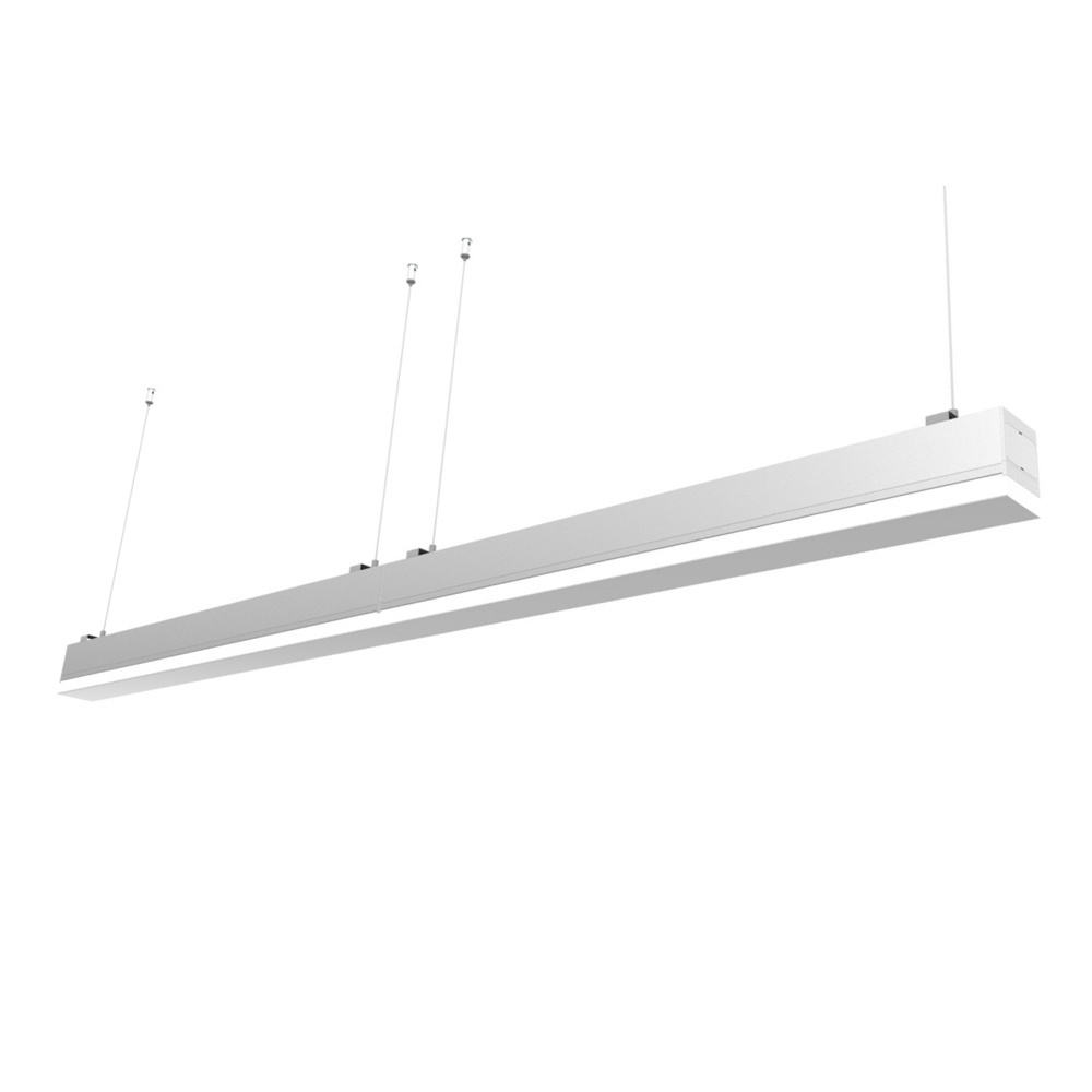 LED Track Black/White Office Applications Lamp Lighting Fixture 20W Linear Pendant Light