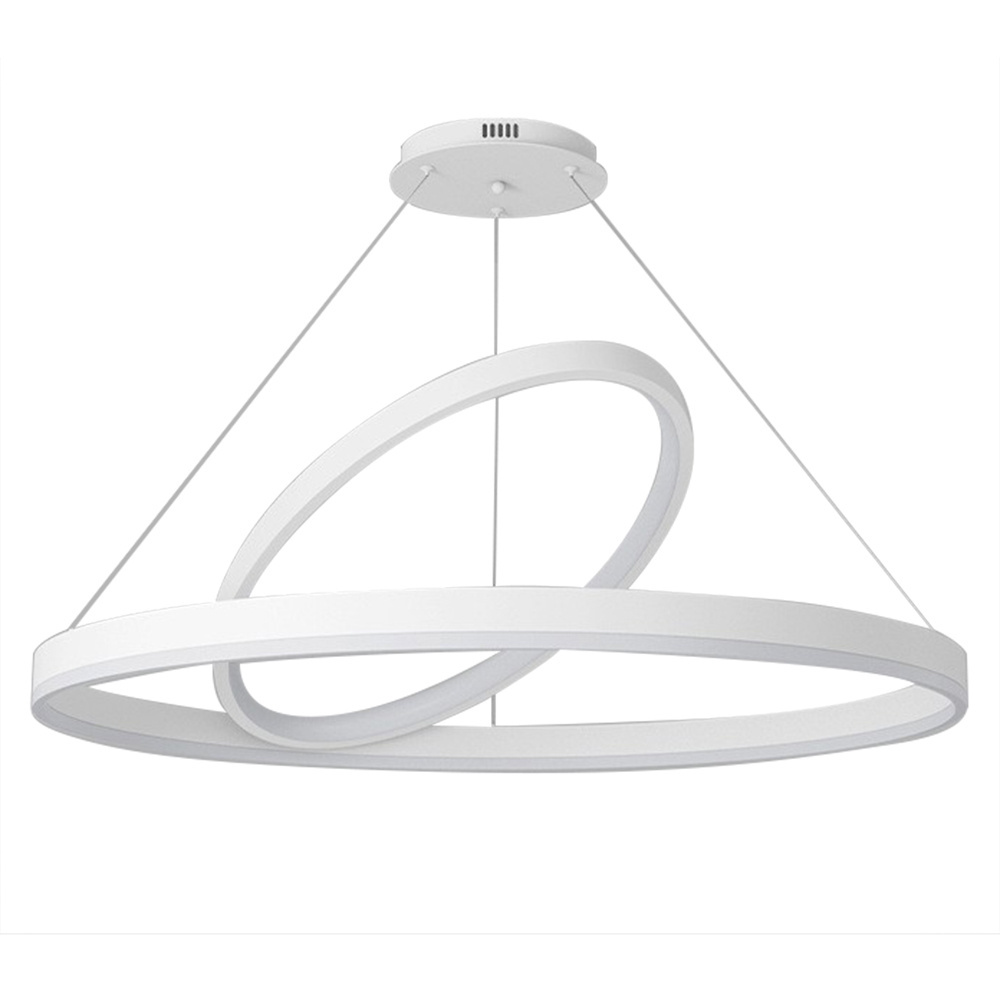 Morden Simple Design  3 Years Warranty CRI 90 Flicker Free Gloden Aluminum Tri-rings LED Pendant Light for Hotel Residence