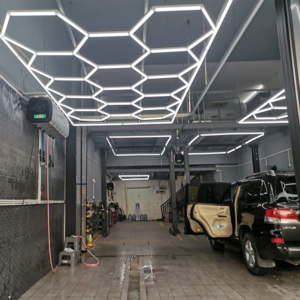 Commercial LED Car detailing Light 6500K 680W No Dark Aera No Darkness Honeycomb Workshop Light