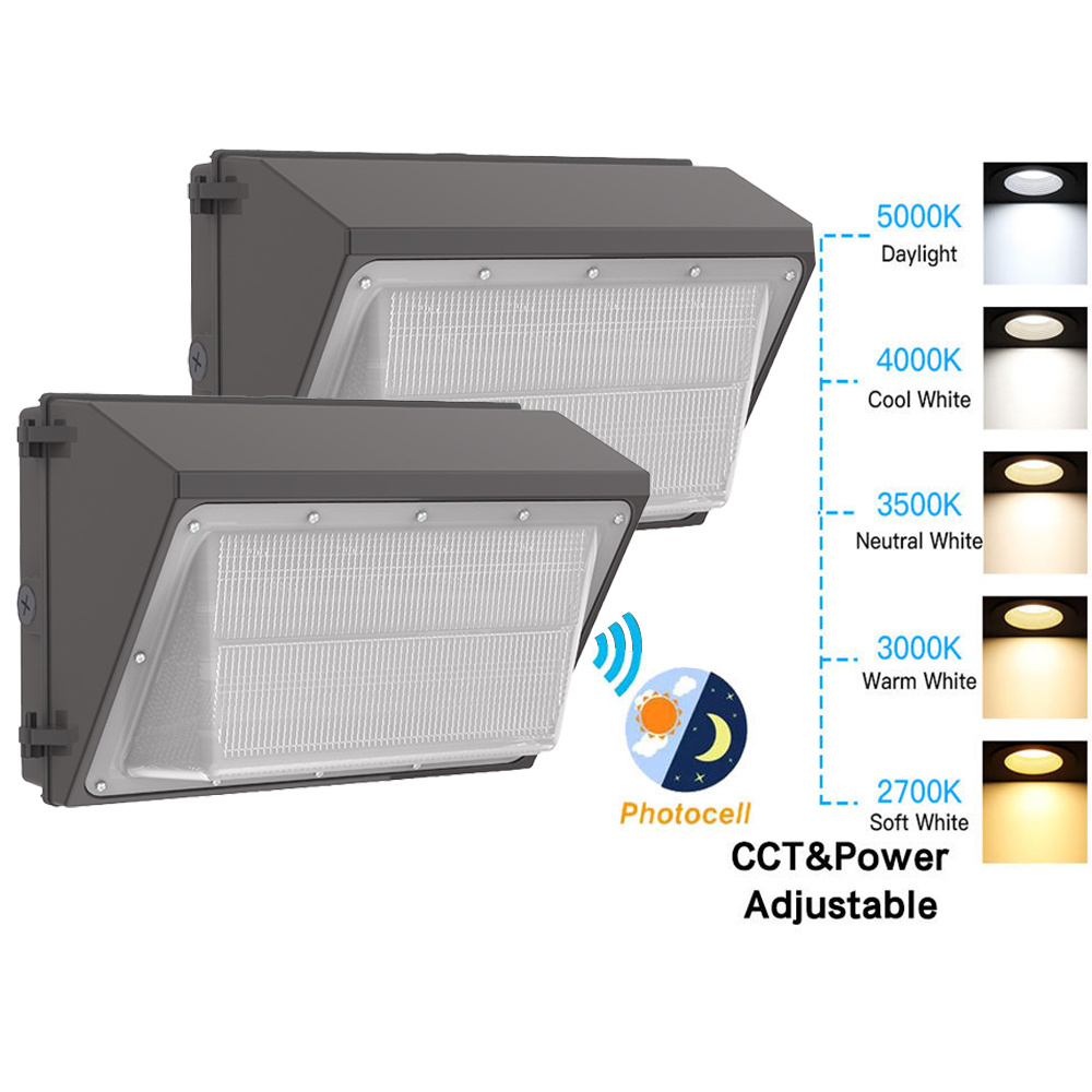 ETL(5004879) DLC approved 60w 80w 100w 120w LED wall pack light of high quality for 5 years warranty