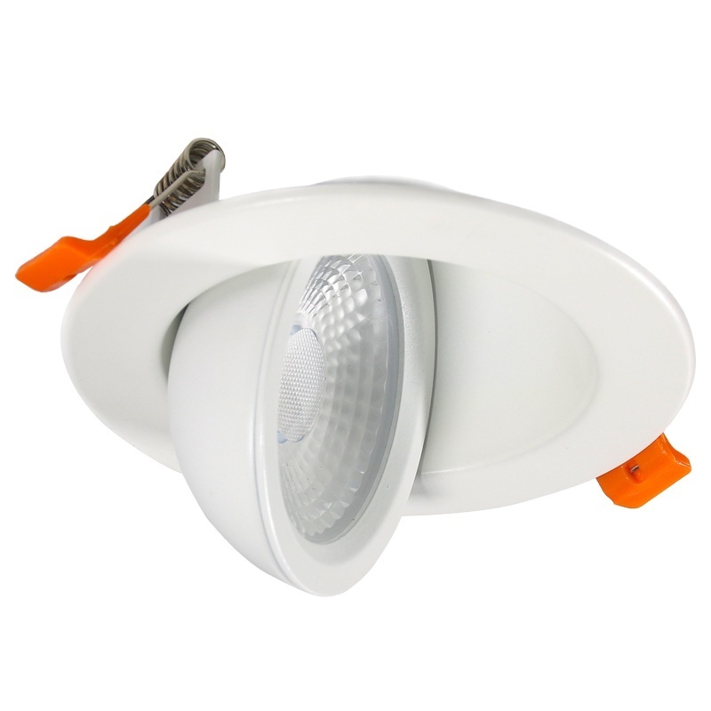 Good Price Long Life Adjustable Angle Indoor Ceiling Light Round 4 Inch Led Gimbal Downlight