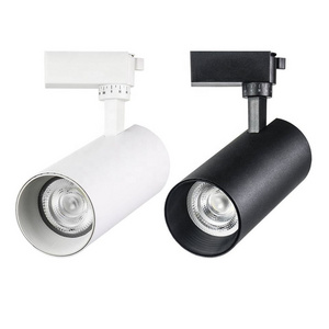 4 Wires Surface Mounted High Brightness COB Chips Zoomable Magnetic LED Track Light for Museum Hotel