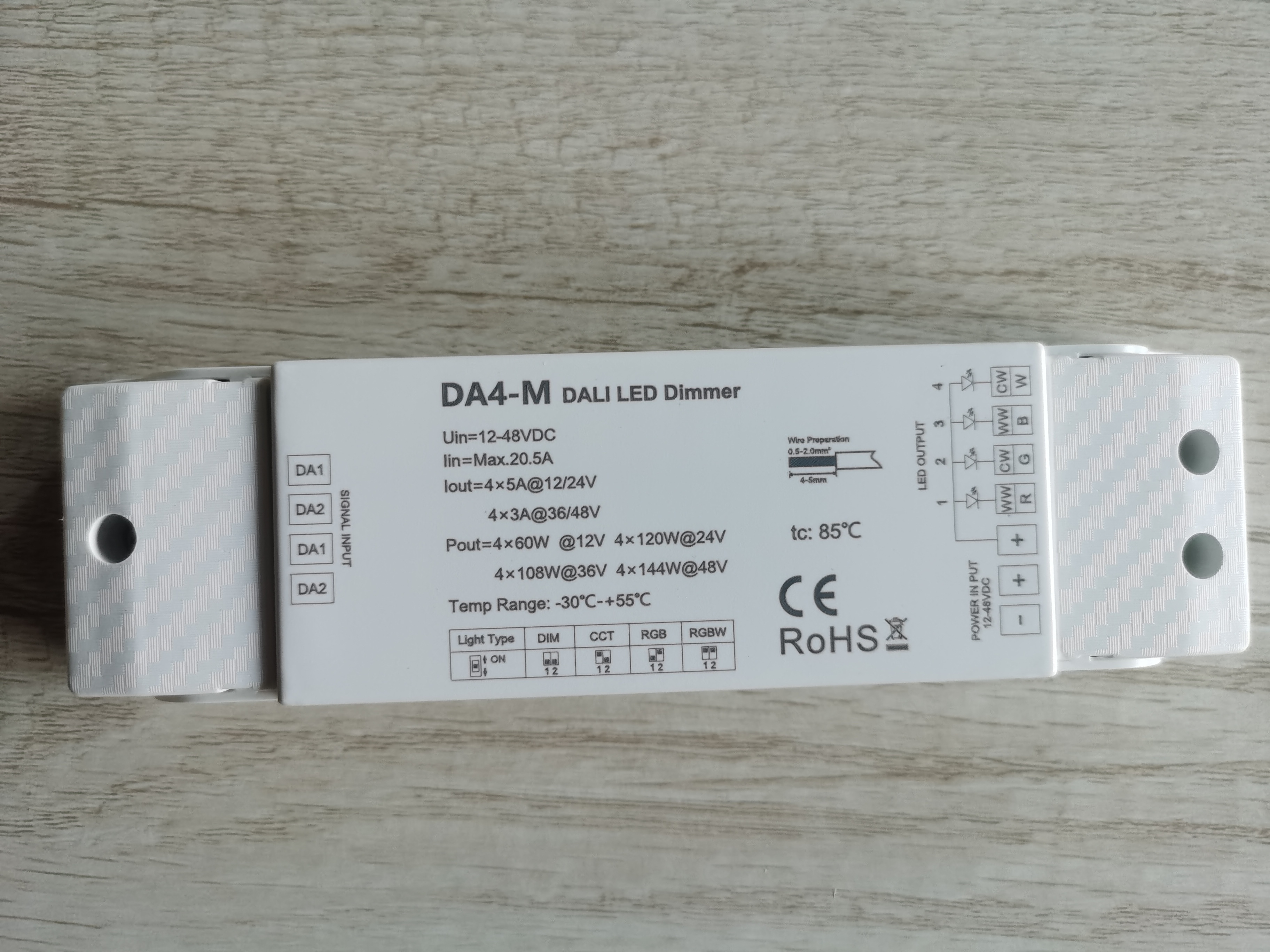 CE SAA 4 ways  control switch DA4-M Dali LED Dimmer