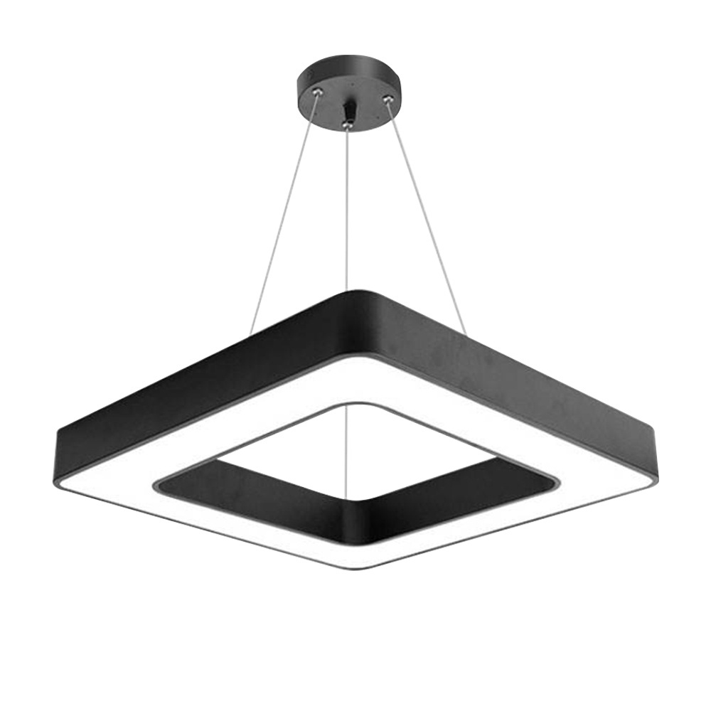 Minimalist Ultra-Thin AC100-277V 36W Square Ceiling LED Pendant Light