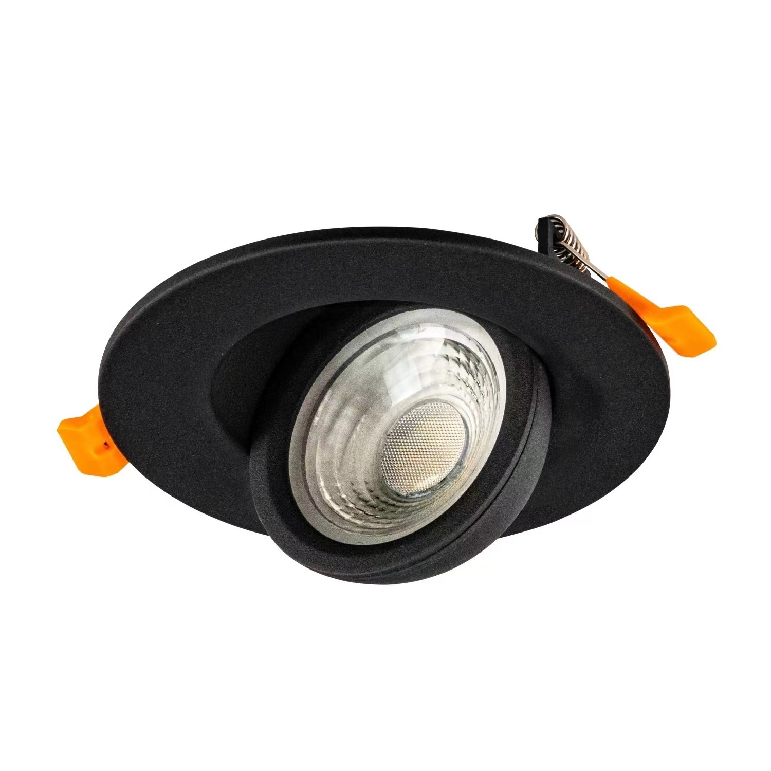 Damp Location Swivel Canless Downlight 4inch 12W Dimmable 5CCT 360 Degree Eyeball Downlight