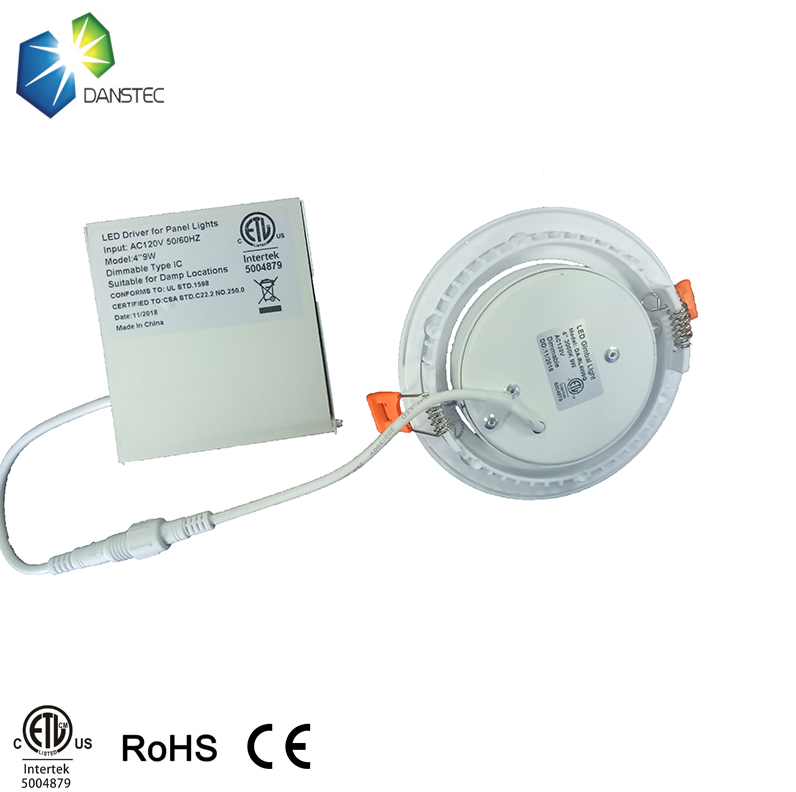 Super Bright  OEM ODM  3 CCT  4inch 6inch 9w 12w  Slim  recessed  led down light