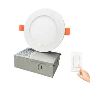 6 inch 12w IP44 round recessed 4000k 5000K 3000K led downlight fixtures led ceiling panel light