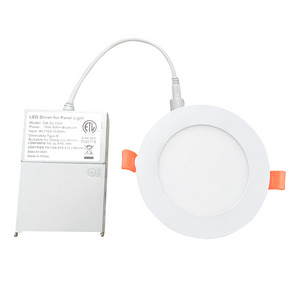 5cct triac dimmable IC rated luminaire 4 inch recessed  intertek led slim  4'' 9w gimbal slim led panel light