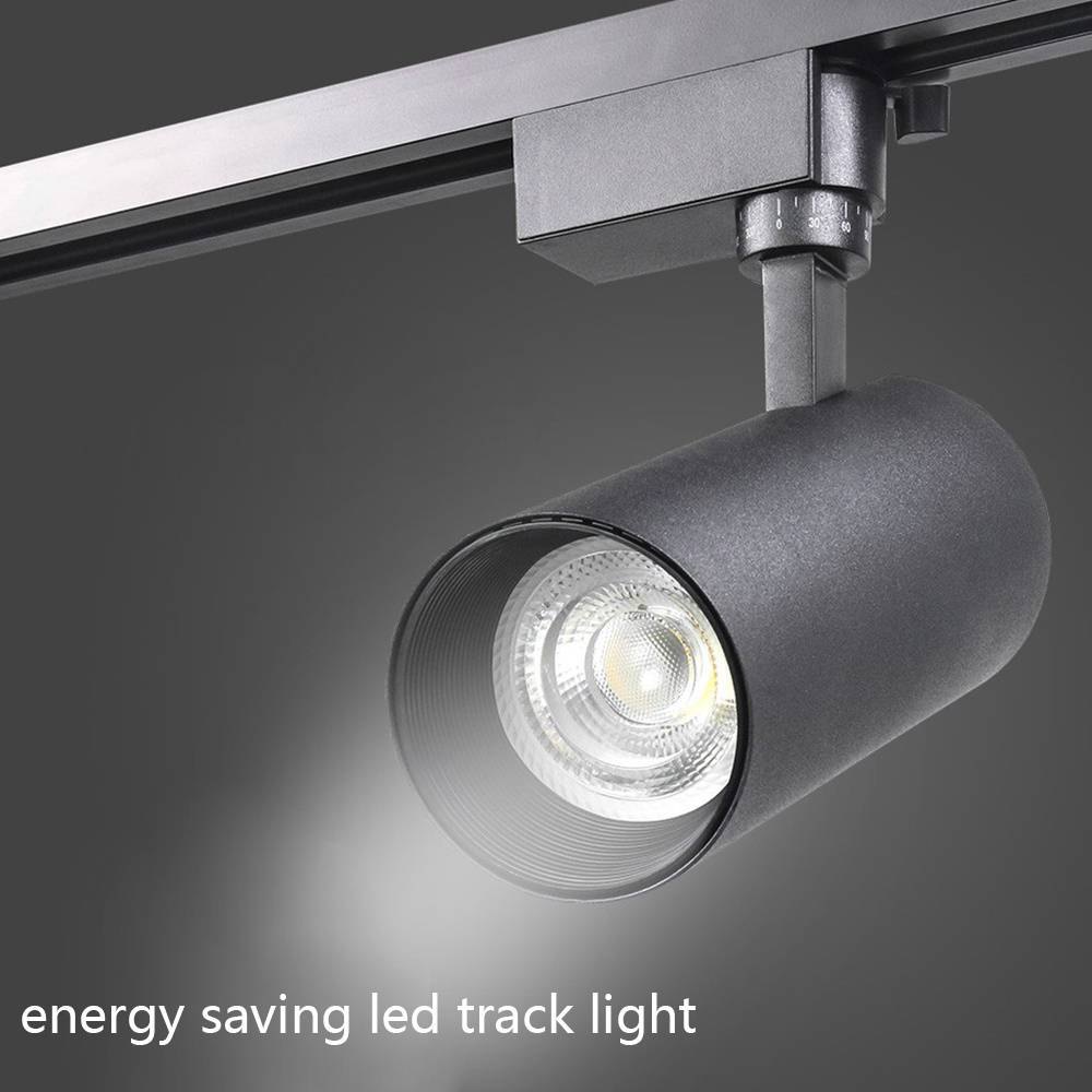 4 Wires Surface Mounted High Brightness COB Chips Zoomable Magnetic LED Track Light for Museum Hotel