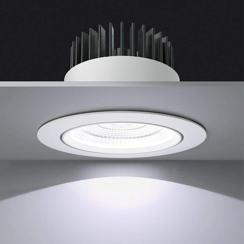 5watt downlight Recessed Cob Adjustable Ceiling Down Lamp Aluminum Plastic Indoor anti-glare Led High Lumen Spotlights