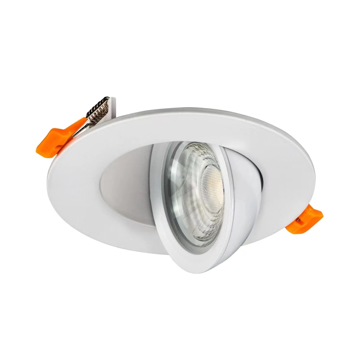 RGBCW Tuya Recessed COB  hidden 4in camera led light Downlight