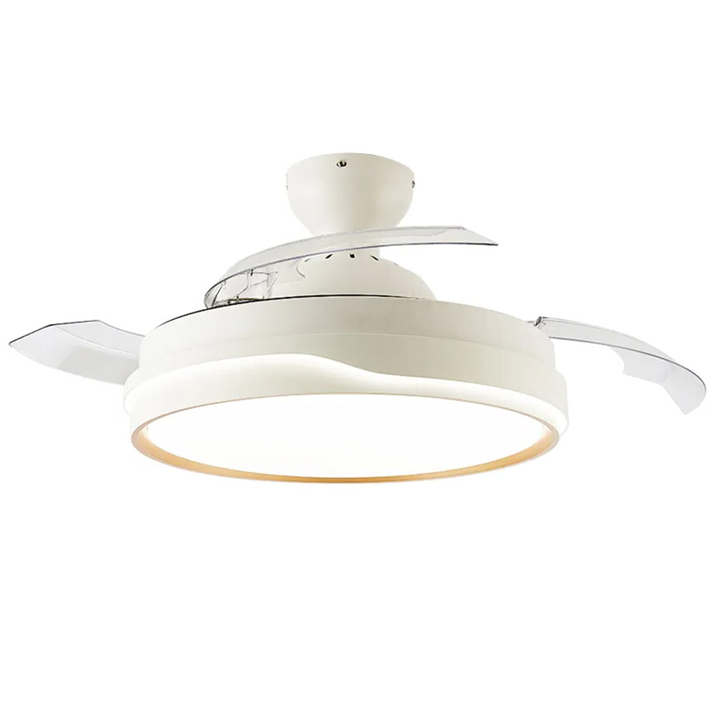 Multifunctional CE ETL FCC SAA Certificated Iron+ABS+Acrylic Environment-friendly 18W Ceiling Fan Light