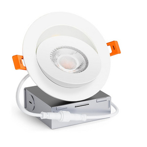 RGBCW Tuya Recessed COB  hidden 4in camera led light Downlight