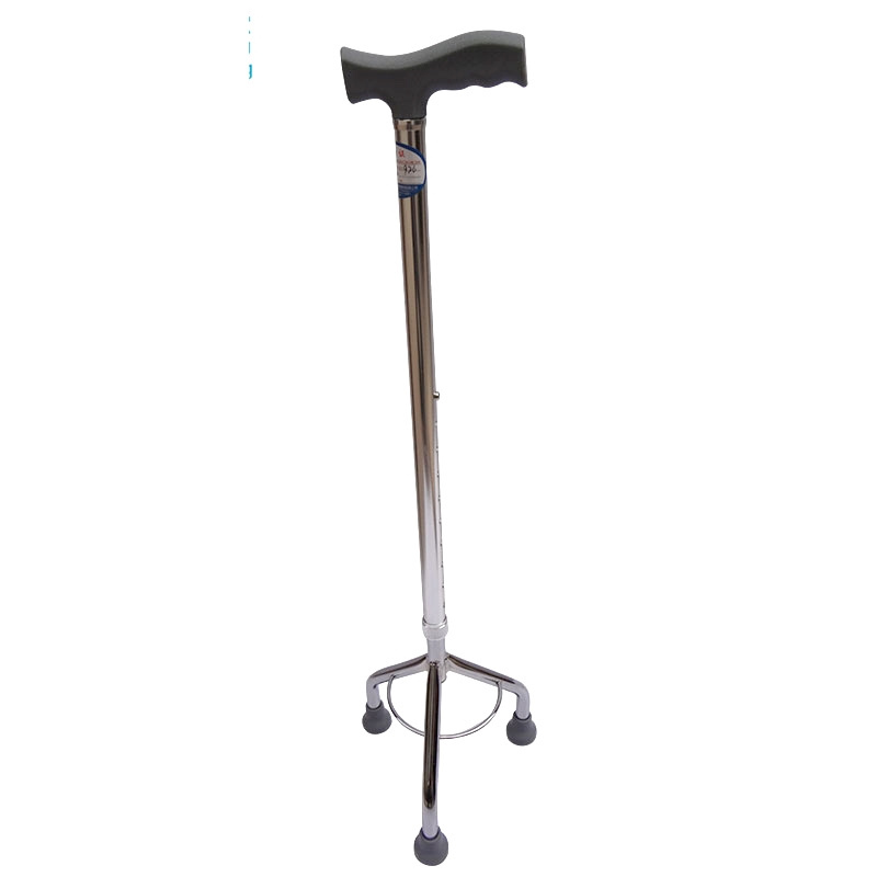 Handicapped 3 legs Adjustable Tripod Walker Stick & Cane Folding Walking Stick Walking cane for Elderly people