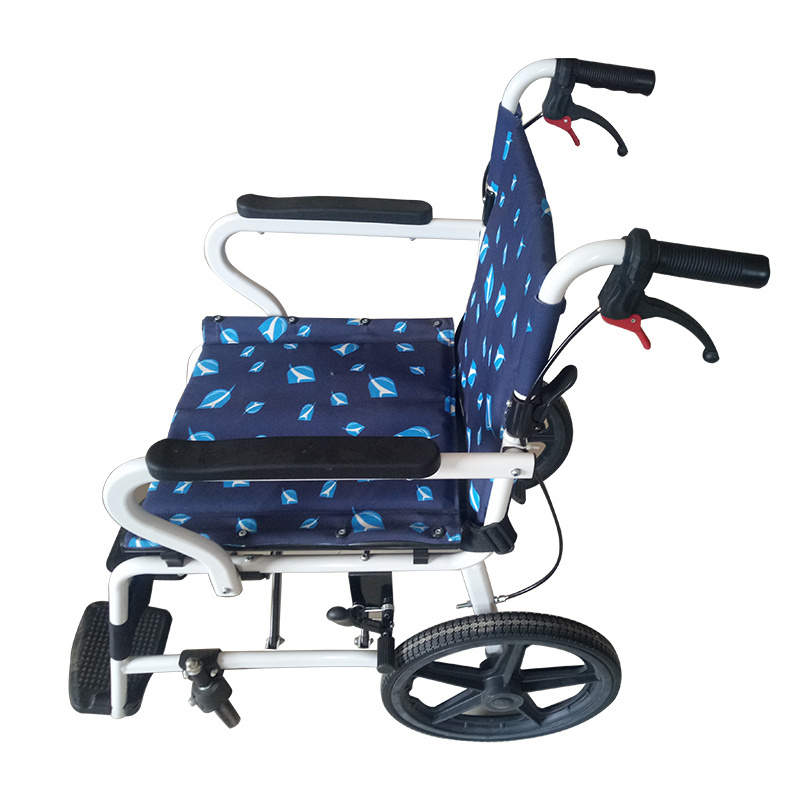 Colorful Home Care Adjustable Custom Wheel Chair Lightweight Folding Adult Children Patient Manual Wheelchair