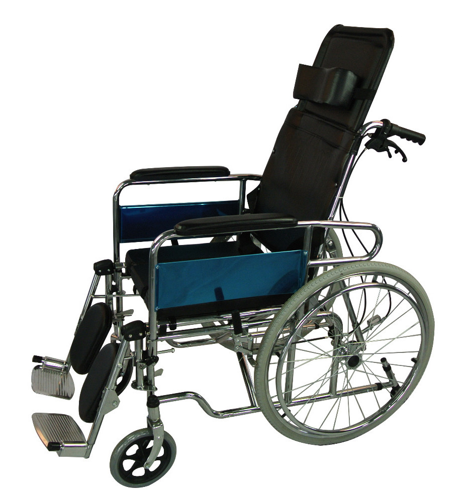 specific use leather fabric bed cum wheelchair for disabled people