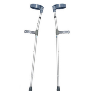 Height Adjustable Disabled Aluminum Elbow Crutch Lightweight Cane Walking Stick For Disabled