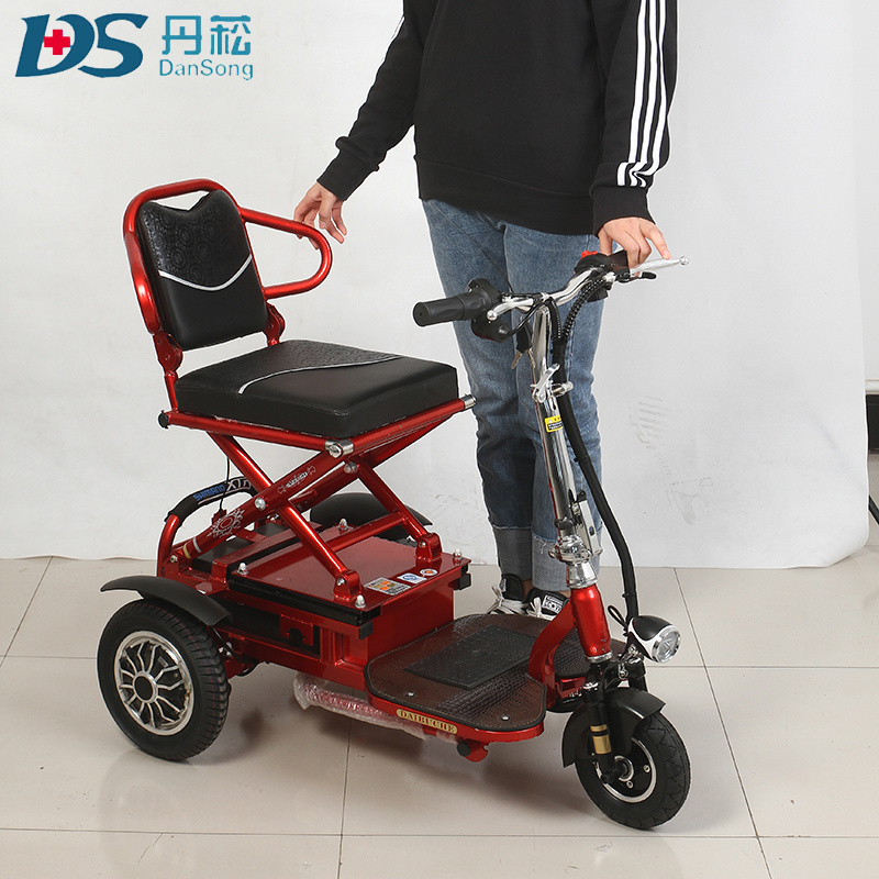 Adult folding electric three wheel scooter for sale