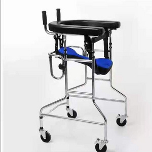 Top quality height width adjustable disabilities walk aid walker cerebral palsy walker for children of 0.85 to 1.3 meter