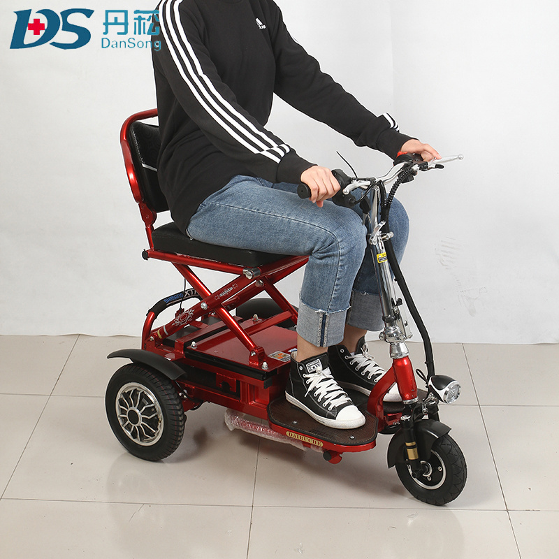 Adult folding electric three wheel scooter for sale