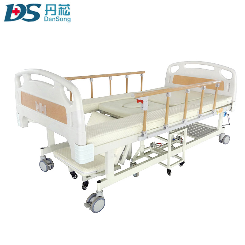 Hospital Equipment metal wheelchair hospital bed for disabled people