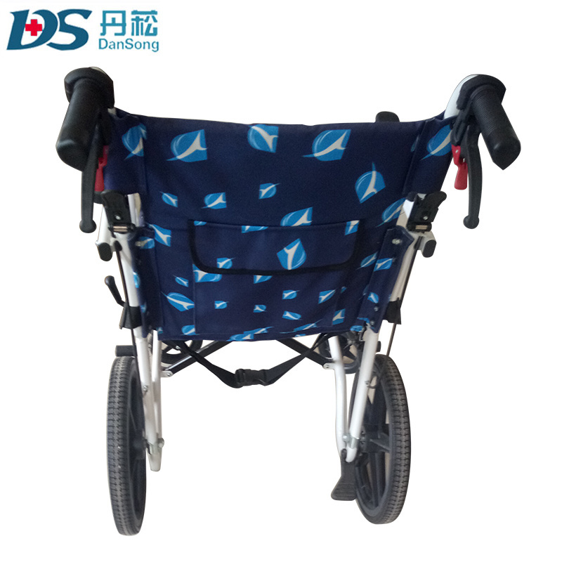 Colorful Home Care Adjustable Custom Wheel Chair Lightweight Folding Adult Children Patient Manual Wheelchair