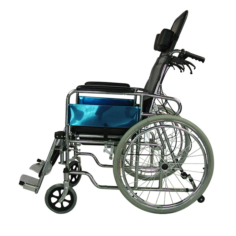 specific use leather fabric bed cum wheelchair for disabled people