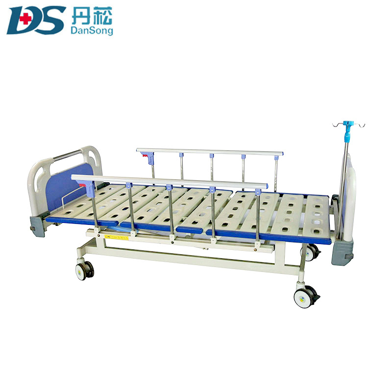 High-low Adjustable Medical Patient Bed Manual 2 Function Hospital Bed for Clinic Hospital