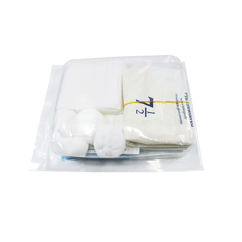 Sterile Single Use Dressing Change Packs Disposable Wound Care Dressing Set