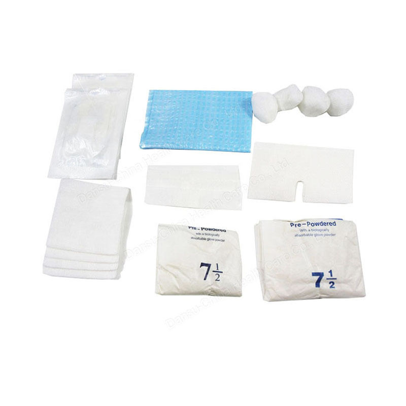 Sterile Single Use Dressing Change Packs Disposable Wound Care Dressing Set