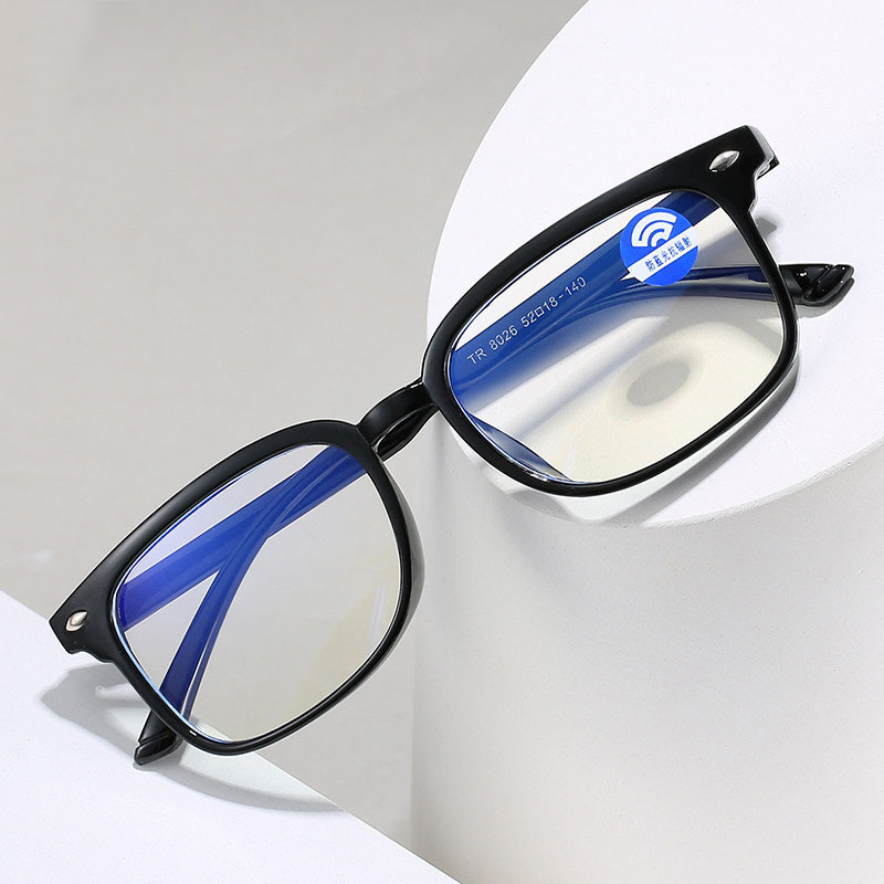 Wholesale Plastic Relaxing Presbyopic Reading Glasses Modern Fashion Rectangular Tr90 Optical Eyeglasses Frames