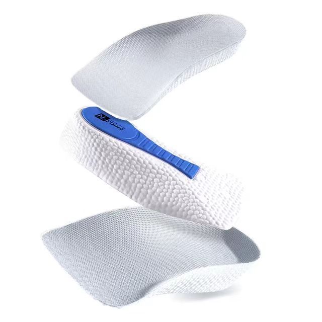 Hot Selling 1.5-3.5cm Height Increase Shoe&Sneaker Insoles Invisible Shock Absorption Soft Comfortable Heel Lift Foot Pads